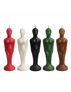 Bougie Dagyde Femme 19 cm – Bougie Ésotérique de Rituel Couleur au Choix