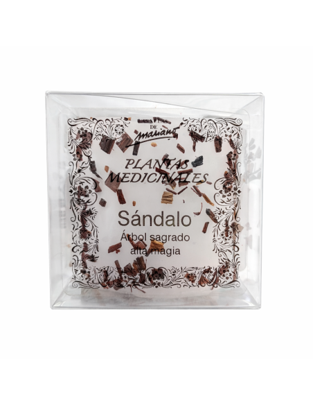Bougie aux herbes Santal. Bougie Spirituelle de Purification et d’Élévation