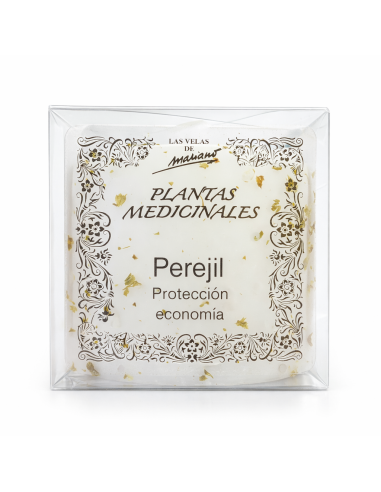 Bougie aux Herbes Perejil (Persil) – Protection et Abondance Énergétique