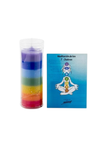 Bougie des 7 chakras : Harmonisez votre énergie et élevez votre bien-être intérieur