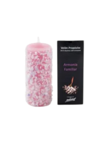 Bougie de vœux Harmonie familiale - Créez une atmosphère chaleureuse et favorisez la cohésion familiale