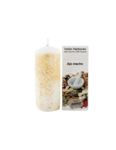 Bougie aux herbes pour éloigner le mauvais œil et apporter la protection