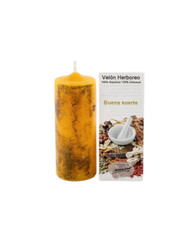 Bougie aux herbes pour éloigner le mauvais œil et apporter la protection