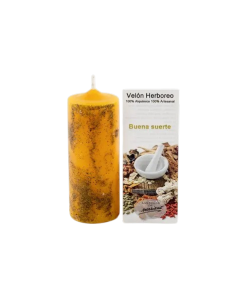 Bougie aux herbes pour éloigner le mauvais œil et apporter la protection