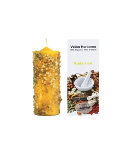 Bougie aux herbes pour éloigner le mauvais œil et apporter la protection