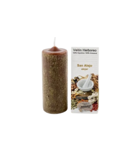 Bougie aux herbes protectrice pour éloigner une personne indésirable