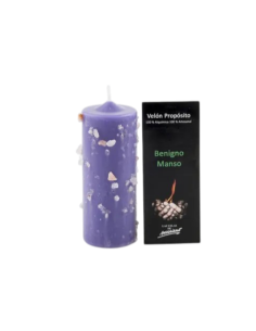 Bougie de voeux Benigno Manso-pour apaiser et adoucir les émotions