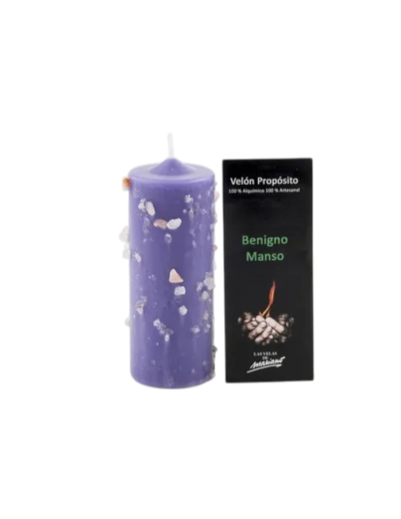 Bougie de voeux Benigno Manso-pour apaiser et adoucir les émotions