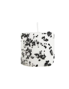 Bougie minérale à la shungite - Purifie l\'air et favorise la relaxation