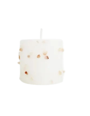 Bougie minérale au sel rose de l'Himalaya - Purifiez et apaisez votre espace de vie