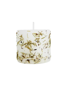 Bougie aux plantes médicinales au romarin