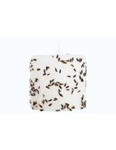 Bougie aux plantes médicinales à la lavande