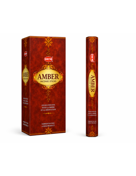 Photo de Encens HEM  ambre - Encens.fr - Boutique ésotérique en ligne - vente de Encens HEM  ambre