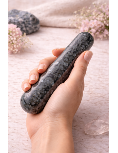 Bâton de massage en Larvikite