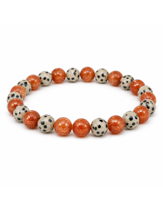 Bracelet Énergétique Personnalisable – 3 Pierres au Choix (Perles 8 mm) 2