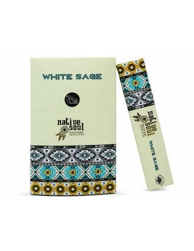 Encens Native Soul White Sage - Purification et relaxation pour votre espace sacré