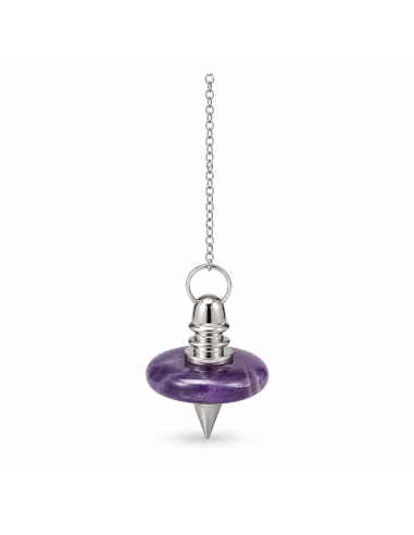 Pendule Donut Améthyste - Équilibre et Sérénité pour une Harmonie Intérieure