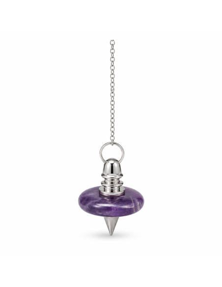 Pendule Donut Améthyste - Équilibre et Sérénité pour une Harmonie Intérieure
