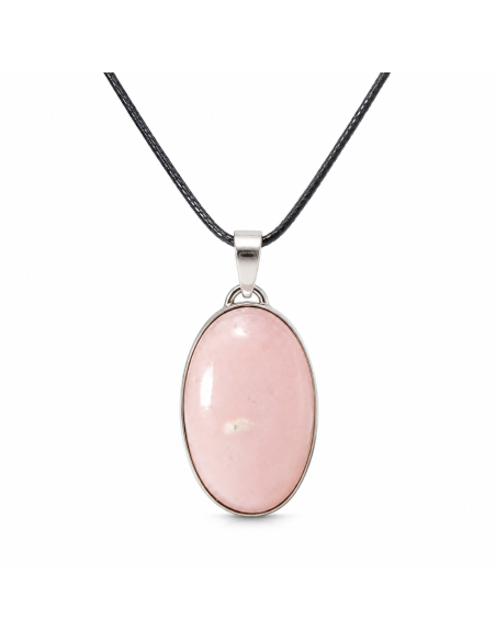 Pendentif en Opale rose des Andes