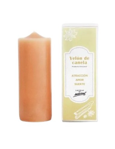 Bougie artisanale aromatisée à la cannelle pas cher - Encens.fr