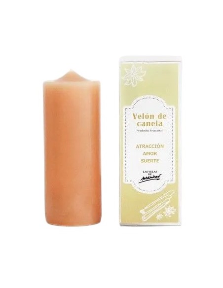 Bougie artisanale aromatisée à la cannelle pas cher - Encens.fr