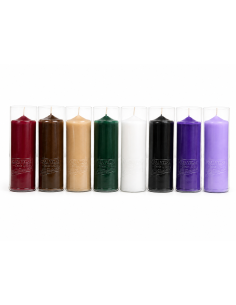 Velon Coloré 14 cm – Bougie cylindrique disponible en plusieurs couleurs
