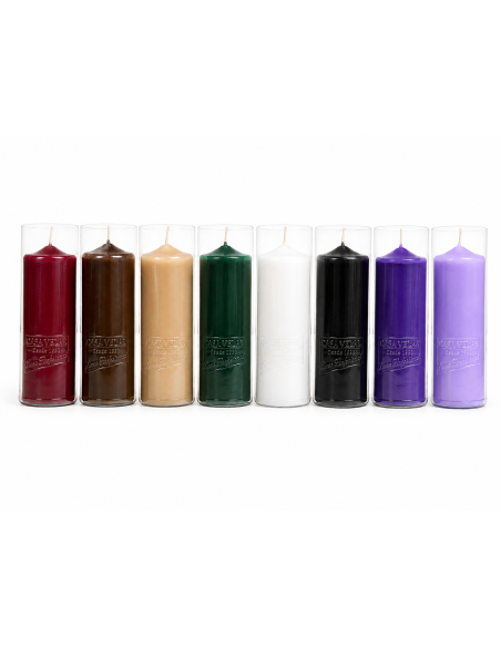 Velon Coloré 14 cm – Bougie cylindrique disponible en plusieurs couleurs