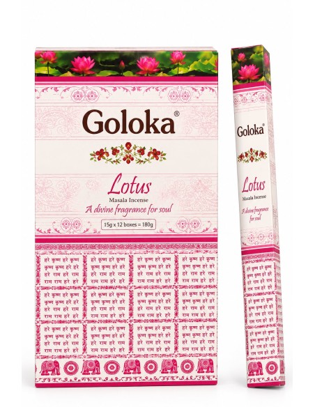 Encens Goloka Lotus – Encens Masala en Bâtonnets