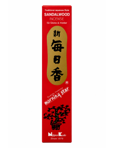 Encens Japonais MORNING STAR Bois de santal - Une expérience apaisante et purifiante pour votre esprit