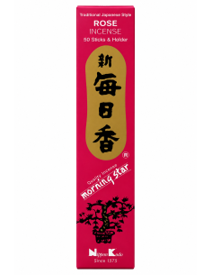 Encens Japonais MORNING STAR Rose - Profitez d'une ambiance apaisante et d'un parfum délicat