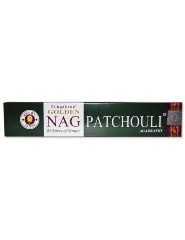 Photo de Encens Golden Nag patchouli - Encens.fr - Boutique ésotérique en ligne - vente de Encens Golden Nag patchouli