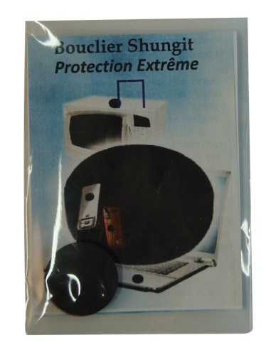 Photo de Pastille en shungite polie contre les ondes électromagnétiques - Encens.fr - Boutique ésotérique en ligne - vente de Pa