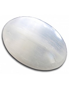 Photo de Galet en sélénite - Encens.fr - Boutique ésotérique en ligne - vente de Galet en sélénite 2
