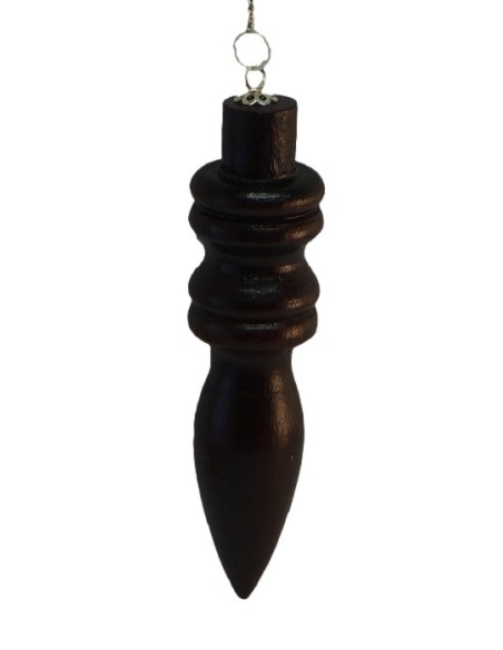 Photo de Pendule forme égytienne en bois fonçé - Encens.fr - Boutique ésotérique en ligne - vente de Pendule forme égytienne en 