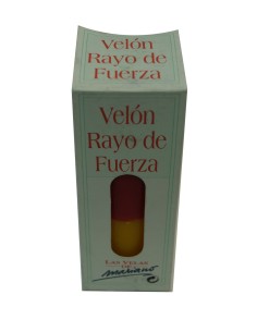 Photo de Bougie préparée "rayo de fuerza" - Encens.fr - Boutique ésotérique en ligne - vente de Bougie préparée "rayo de fuerza"
