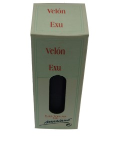 Photo de Bougie préparée exu noire - Encens.fr - Boutique ésotérique en ligne - vente de Bougie préparée exu noire