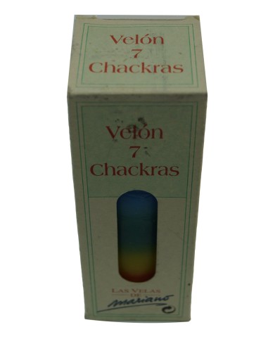 Photo de Bougie préparée des 7 chakras avec pierres - Encens.fr - Boutique ésotérique en ligne - vente de Bougie préparée des 7 