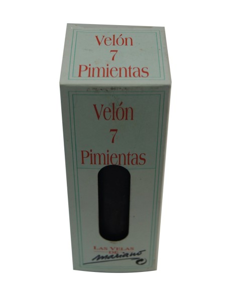 Photo de Bougie préparée "7 pimentias" - Encens.fr - Boutique ésotérique en ligne - vente de Bougie préparée "7 pimentias"
