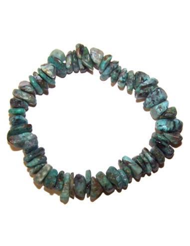 Photo de Bracelet chips turquoise - Encens.fr - Boutique ésotérique en ligne - vente de Bracelet chips turquoise