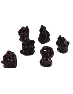 Photo de Coffret de 6 petits bouddhas - Encens.fr - Boutique ésotérique en ligne - vente de Coffret de 6 petits bouddhas