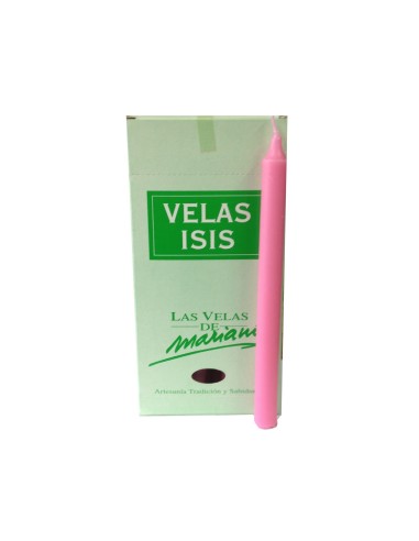 Photo de Velas Isis I rose - Encens.fr - Boutique ésotérique en ligne - vente de Velas Isis I rose