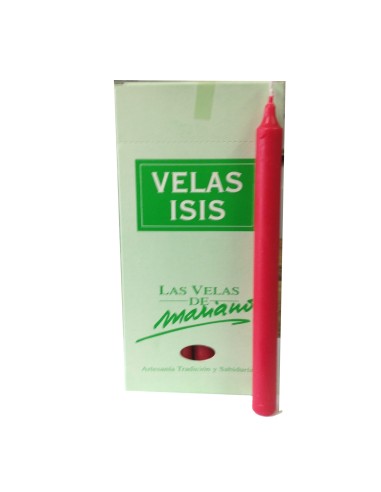 Photo de Velas Isis i rouge - Encens.fr - Boutique ésotérique en ligne - vente de Velas Isis i rouge