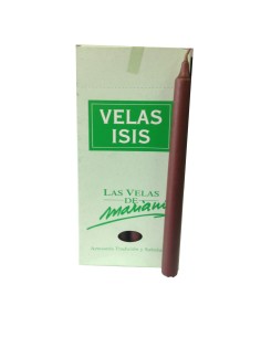 Photo de Velas Isis I marron fonçé - Encens.fr - Boutique ésotérique en ligne - vente de Velas Isis I marron fonçé