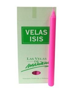 Photo de Velas Isis I rose fluo - Encens.fr - Boutique ésotérique en ligne - vente de Velas Isis I rose fluo
