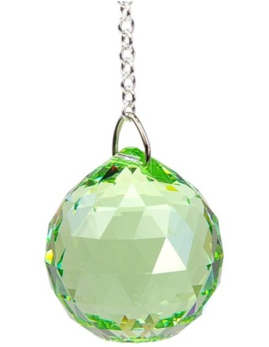 Photo de Suspension boule à facettes verte - Encens.fr - Boutique ésotérique en ligne - vente de Suspension boule à facettes ver