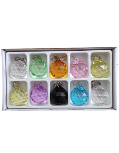 Photo de Coffret de 10 boules à facettes - Encens.fr - Boutique ésotérique en ligne - vente de Coffret de 10 boules à facettes