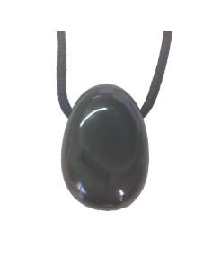 Photo de Pendentif percé obsidienne oeil céleste - Encens.fr - Boutique ésotérique en ligne - vente de Pendentif percé obsidienn