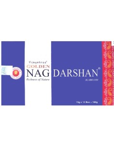 Photo de Boite d'encens 12 étuis de 15 grammes GOLDEN NAG DARSHAN - Encens.fr - Boutique ésotérique en ligne - vente de Boite d'