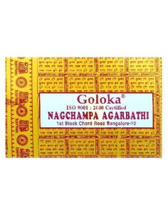 Photo de Boite d'encens 12 étuis de 15 grammes GOLOKA NAG CHAMPA - Encens.fr - Boutique ésotérique en ligne - vente de Boite d'e