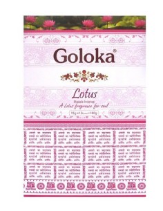 Boite d'encens 12 étuis de 20 grammes GOLOKA LOTUS